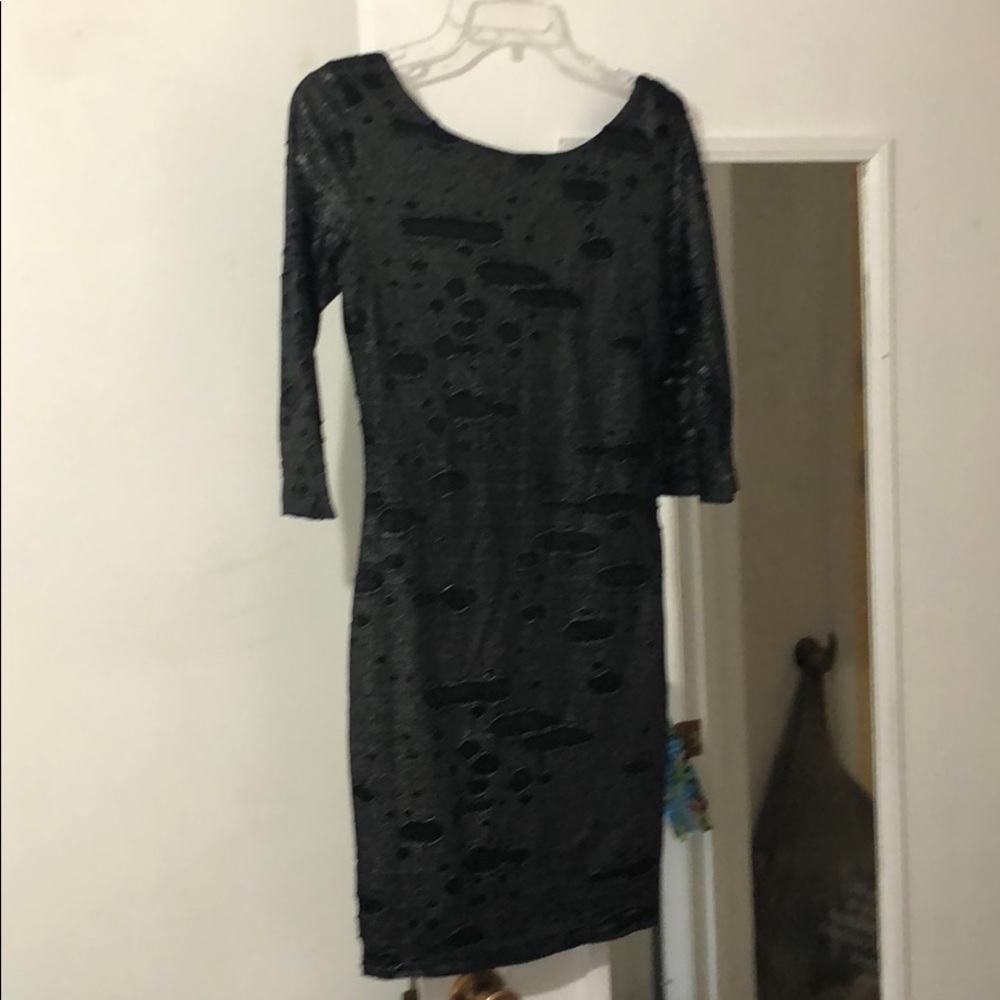 Forever 21 black/silver dress.